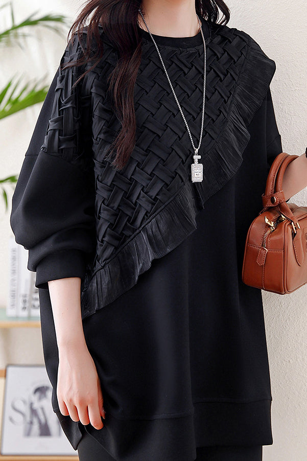 Spliced casual sweatshirt - liwisi