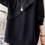 Spliced casual sweatshirt - liwisi