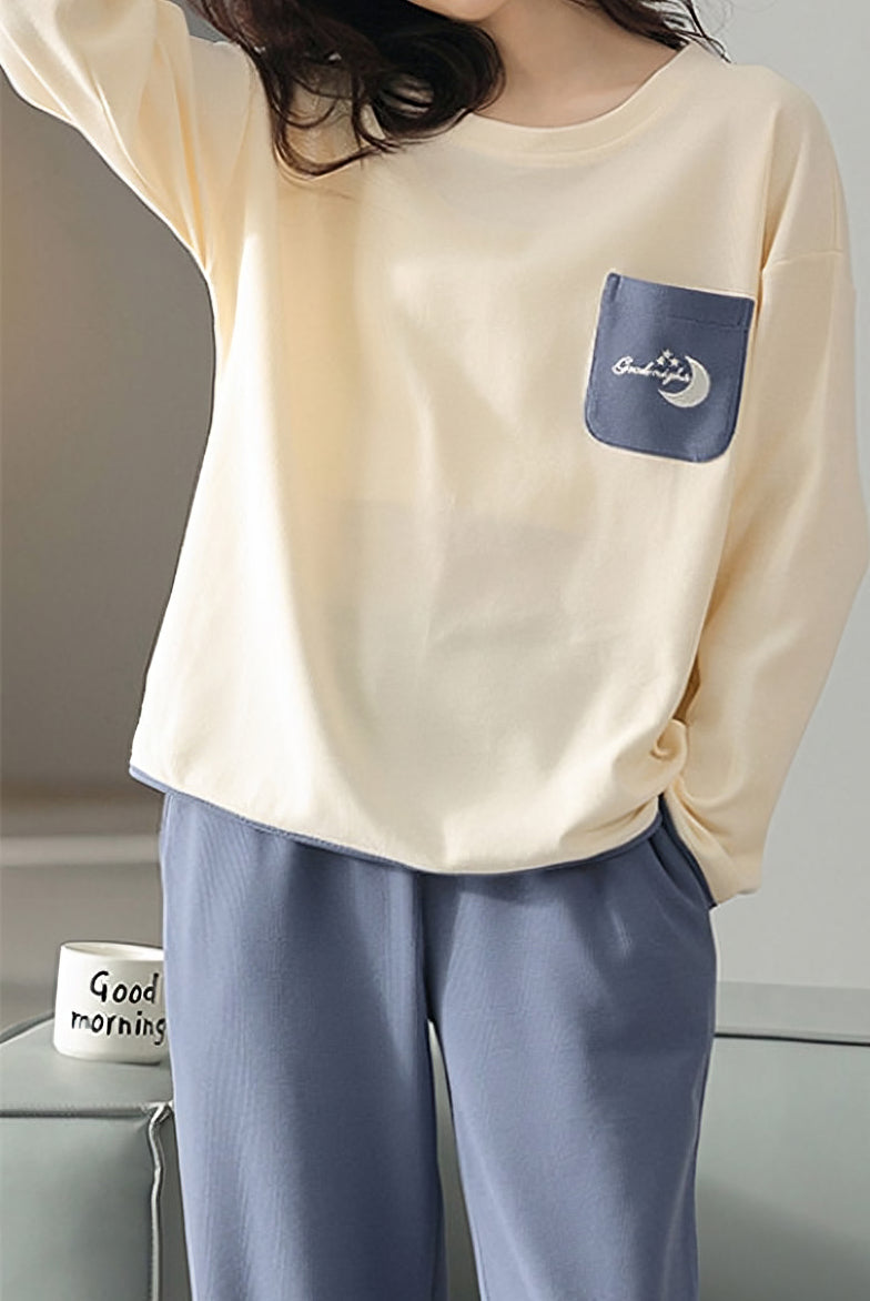 Waffle cotton pajamas - liwisi