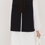 Elegant slit waistcoat - liwisi