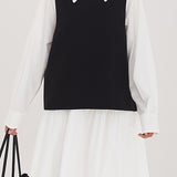 Elegant slit waistcoat - liwisi