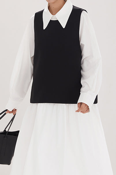 Elegant slit waistcoat - liwisi