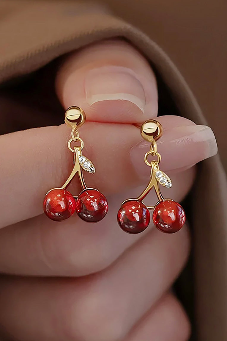 Red Cherry Earrings - liwisi