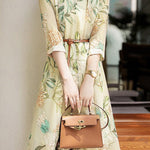 Elegant Floral Dress - liwisi