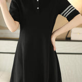 Color Block Polo Dress - liwisi