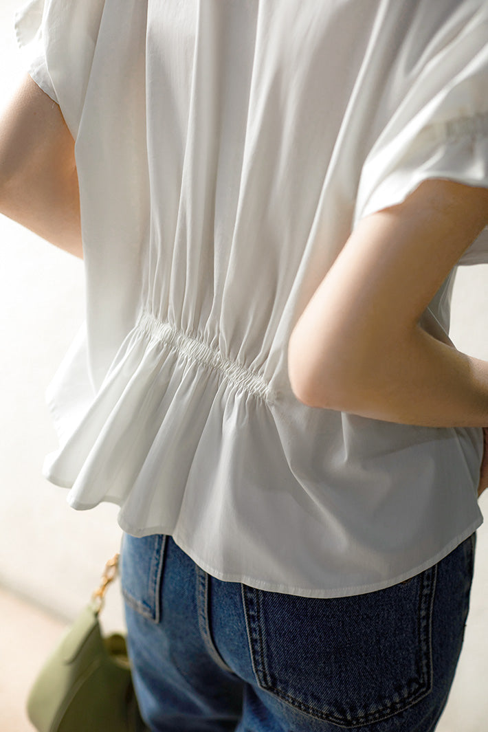 Romantic Peter Pan Collar Shirt - liwisi