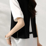 Fashionable Faux Two-Piece Shirt - liwisi