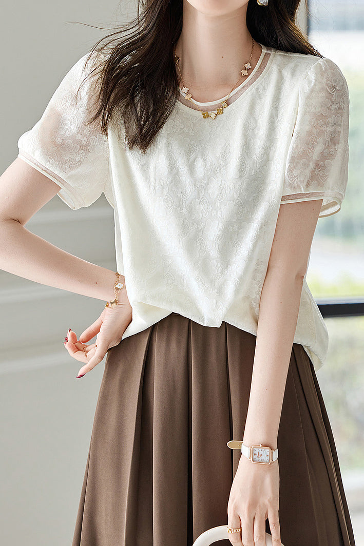 Elegant Puff Sleeve Shirt - liwisi