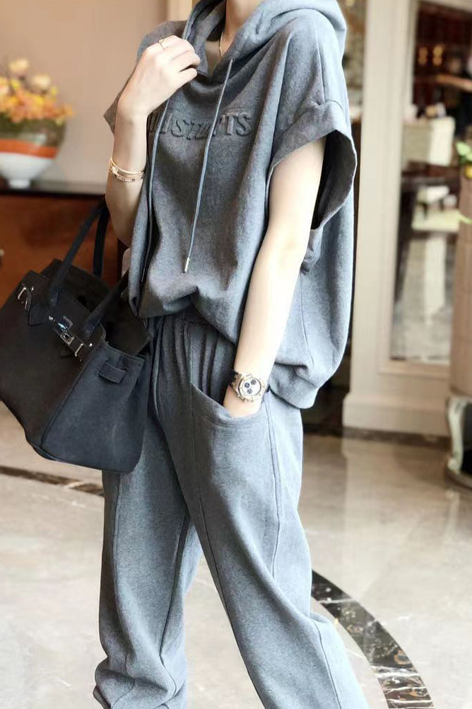 Casual Loose-Fit Sports Set - liwisi