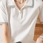 French Elegant Polo Shirt - liwisi