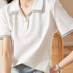 French Elegant Polo Shirt - liwisi