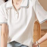 French Elegant Polo Shirt - liwisi