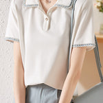 French Elegant Polo Shirt - liwisi