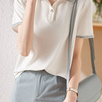French Elegant Polo Shirt - liwisi