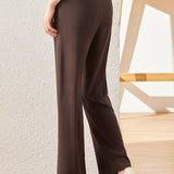 Casual Straight-Leg Pants - liwisi