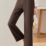 Casual Straight-Leg Pants - liwisi