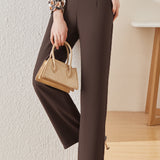 Casual Straight-Leg Pants - liwisi