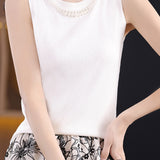 French Round Neck Knit Vest - liwisi