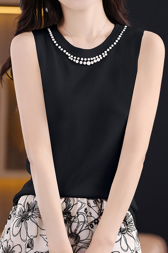French Round Neck Knit Vest - liwisi