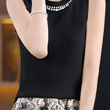French Round Neck Knit Vest - liwisi