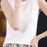 French Round Neck Knit Vest - liwisi
