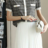 Fashionable Elegant Knit Sweater - liwisi