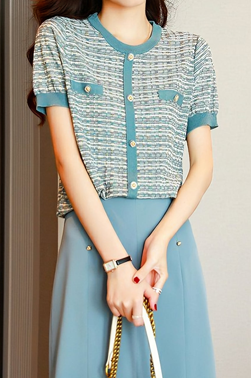 Fashionable Elegant Knit Sweater - liwisi