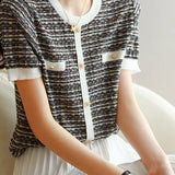 Fashionable Elegant Knit Sweater - liwisi