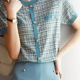 Fashionable Elegant Knit Sweater - liwisi
