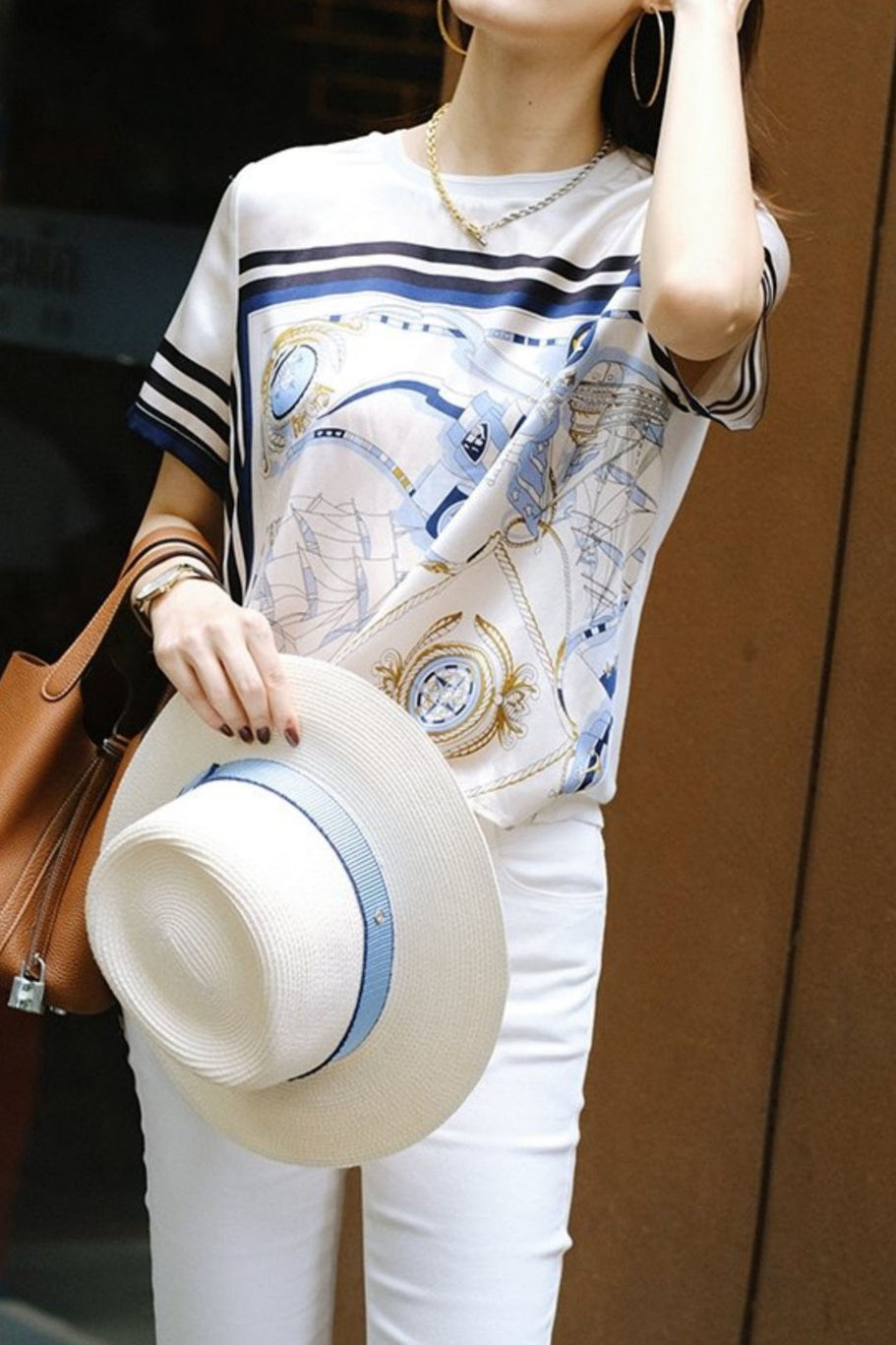 Trendy Print T-Shirt - liwisi