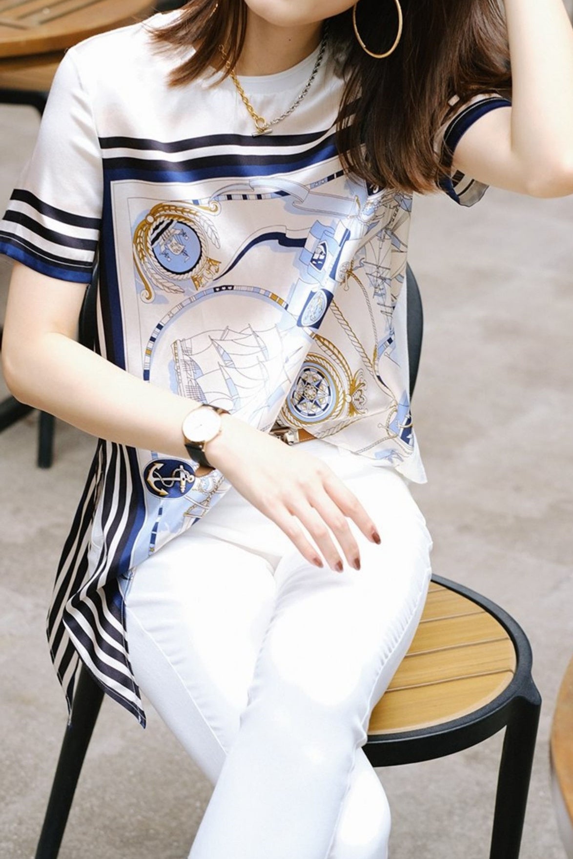 Trendy Print T-Shirt - liwisi