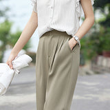 Striped Short Sleeve Shirt - liwisi