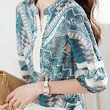 Lightweight Lace Trim Shirt - liwisi