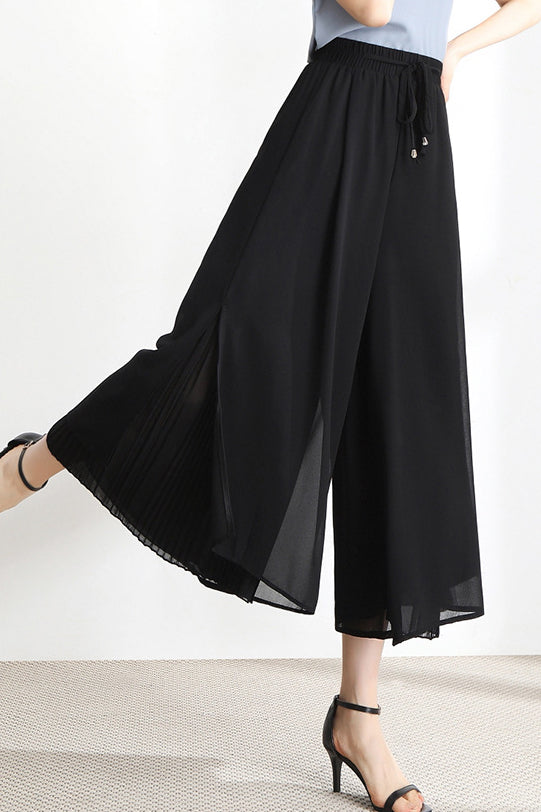 Casual Pleated Pants - liwisi