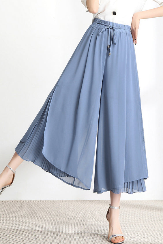 Casual Pleated Pants - liwisi
