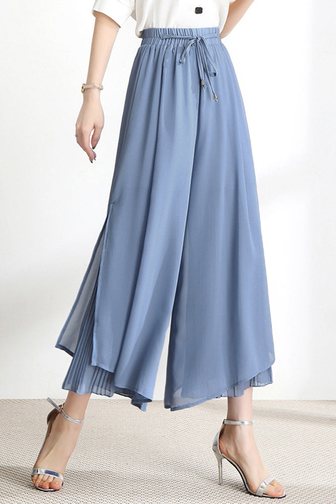 Casual Pleated Pants - liwisi
