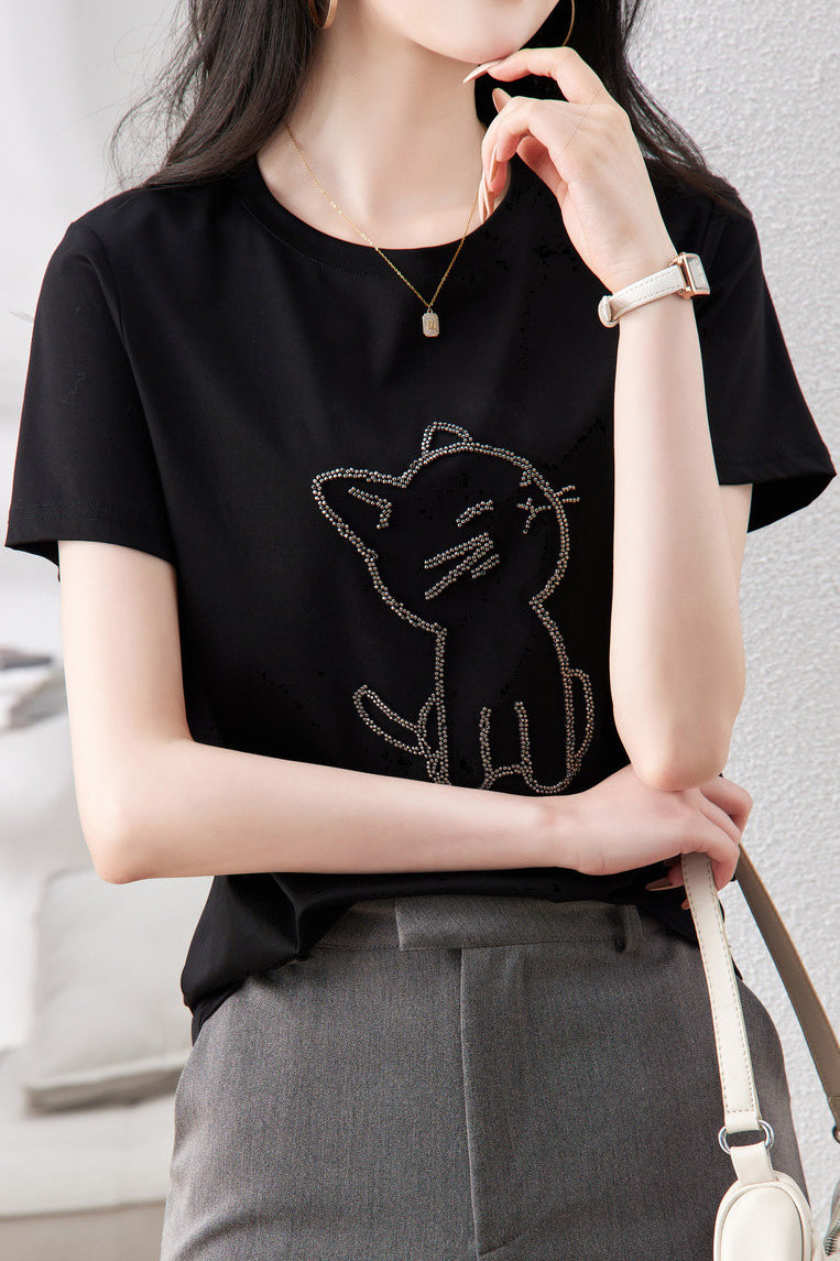 Cute Cat T-Shirt - liwisi