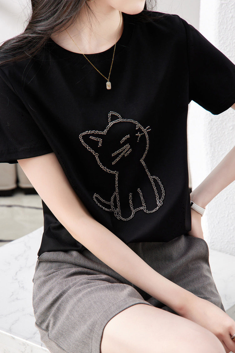 Cute Cat T-Shirt - liwisi
