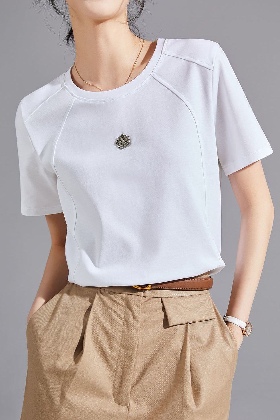 Versatile Cotton T-Shirt - liwisi