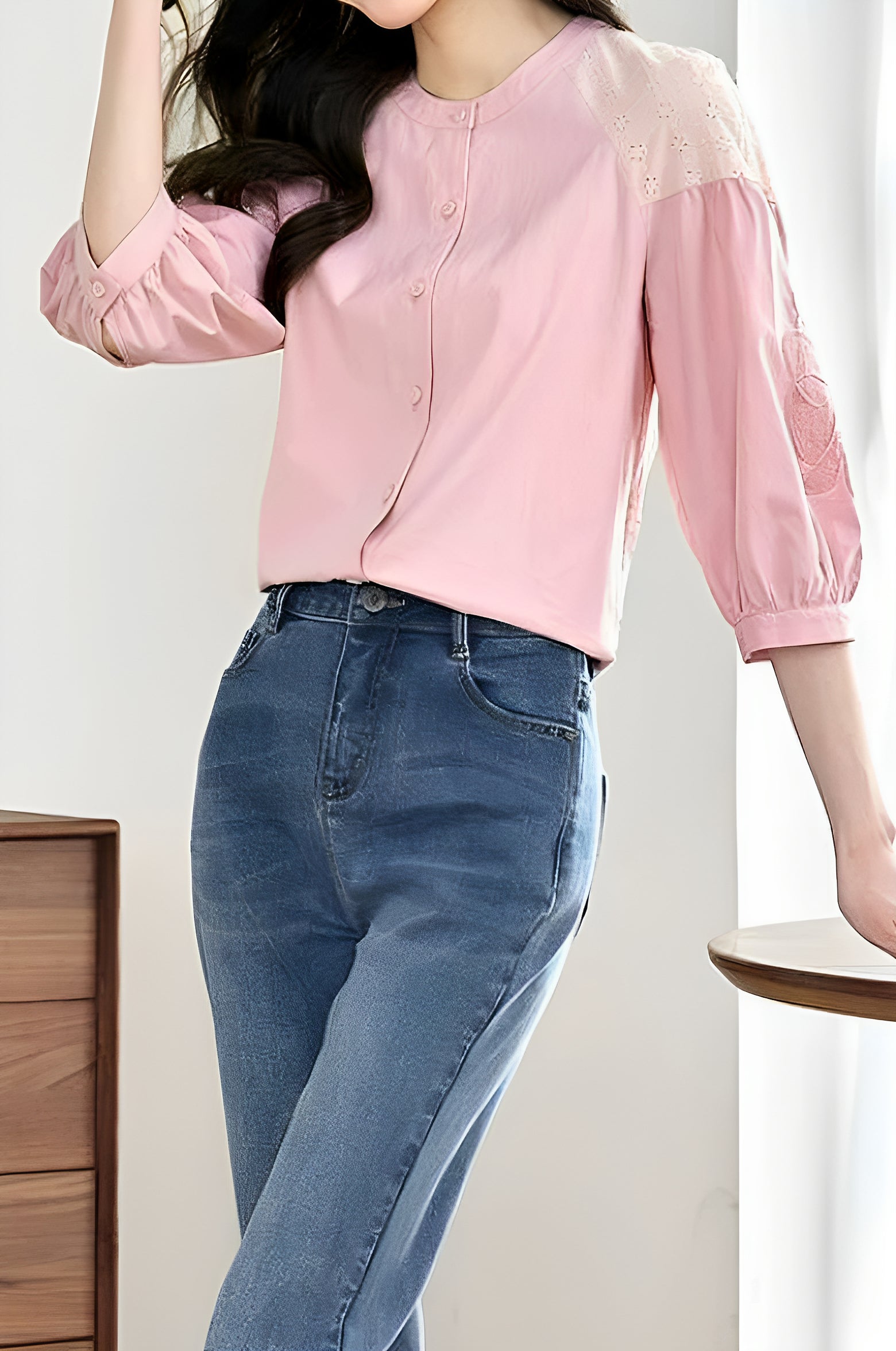 Elegant Embroidered Shirt - liwisi