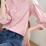 Elegant Embroidered Shirt - liwisi