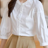 Elegant Embroidered Shirt - liwisi