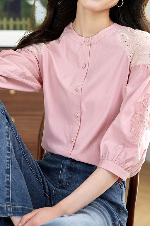 Elegant Embroidered Shirt - liwisi