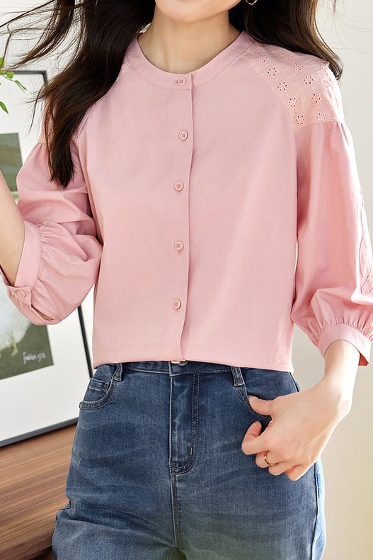 Elegant Embroidered Shirt - liwisi