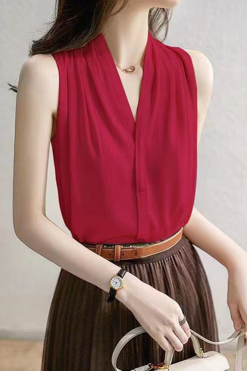 Elegant Halter Neck Tank Top - liwisi