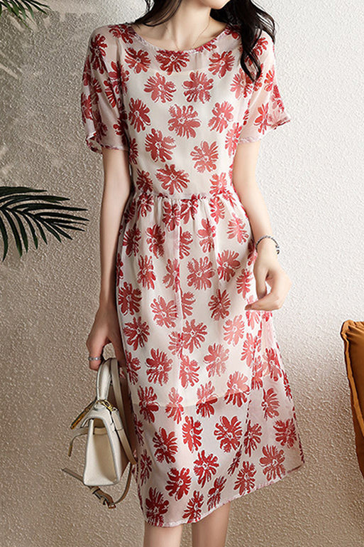 Floral Cami Dress Two-Piece Set - liwisi