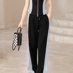 Color-block loose-fitting set - liwisi