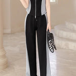 Color-block loose-fitting set - liwisi