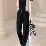 Color-block loose-fitting set - liwisi