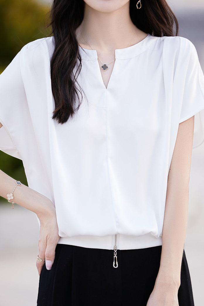 Plain versatile T-shirt - liwisi